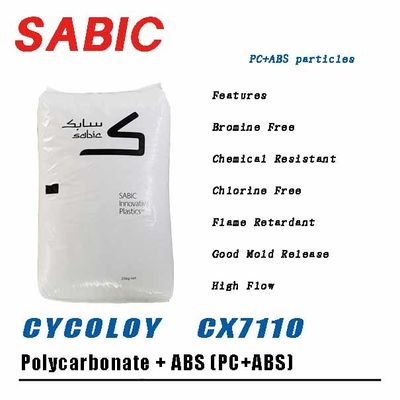 Chemical Resistant SABIC PC ABS Cycoloy CX7110 High Flow Flame Retardant
