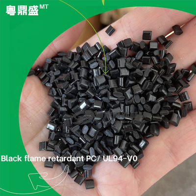 Black Flame Retardant PC ABS Material High Gloss Black Injection Molding Grade UL94-V0