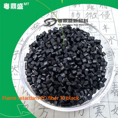 1.25 g/cm3 Density Flame Retardant PC Fiber 10 Black UL94-V0 Impact Resistant